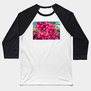 Red Radishes 2 Baseball T-Shirt